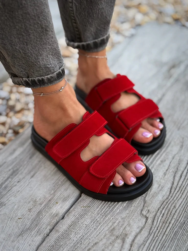 Women's Suede Summer Sandals – Trendy and Effortless Comfort