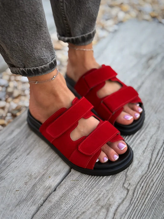 Women's Suede Summer Sandals – Trendy and Effortless Comfort