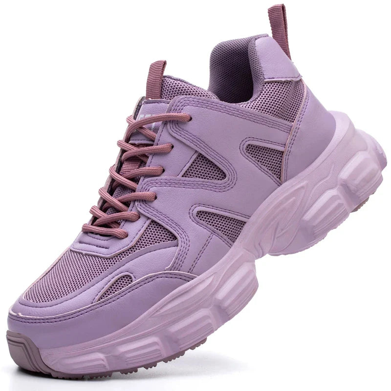 Steel Toe Cap Trainers | Women Safety Shoes | Non-Slip Puncture Proof Work Boots