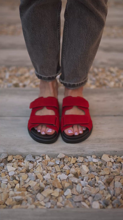 Women's Suede Summer Sandals – Trendy and Effortless Comfort